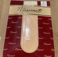 MARIONAT Vintage Pantyhose Stockings Peach Size B 5'4"-5'10" 125-160 lbs