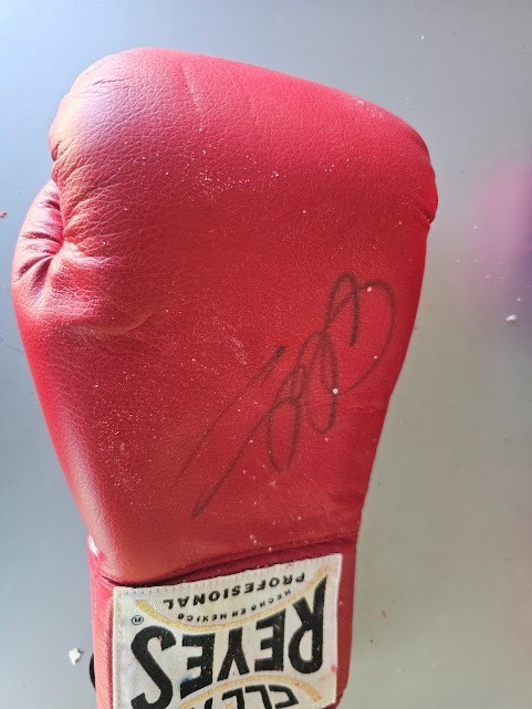 Amir Khan Autographed Glove