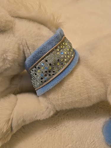 Animal Alley Unicorn Plush Blue Sequin Collar Horn Vintage 2000 Commonwealth 18" - Picture 3 of 15
