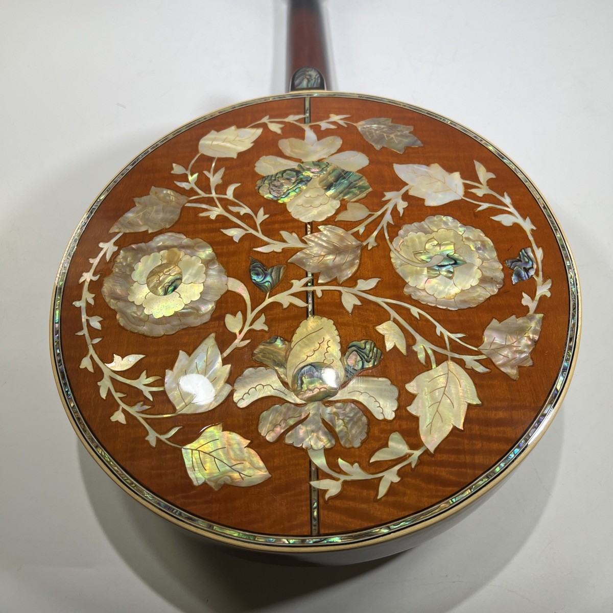 Antonio Tsai Acoustic Mandolin Banjolin Inlaid Mother Of Pearl 8