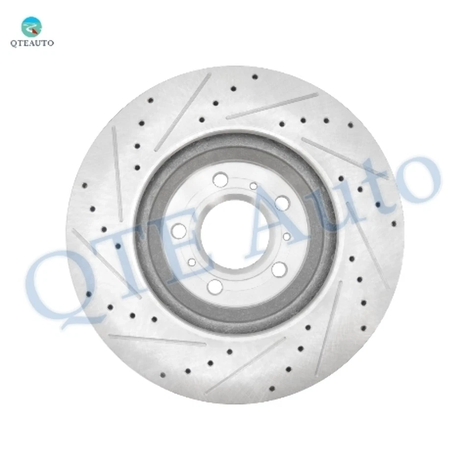 Rotores de freno de disco ranurados perforados delanteros de 303 mm para Chevrolet Impala 2006-2013 Foto 4 de 4