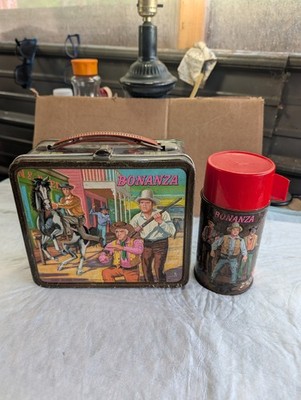1965 Bonanza Aladdin Lunchbox W/Thermos | eBay