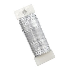 Floracraft 26 Gauge Silver Metal Floral Wire
