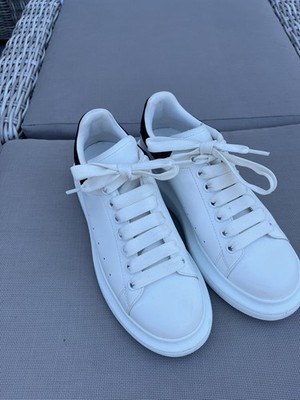 Alexander McQueen Oversized Sneaker, Weiß Schwarz