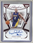 Derek Fisher 2023 Panini Flawless #FA-FSH Ruby Auto /15