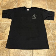 Bayside Ironworkers Graphic T-Shirt Mens XL Black Short Sleeve Made in USA Tee