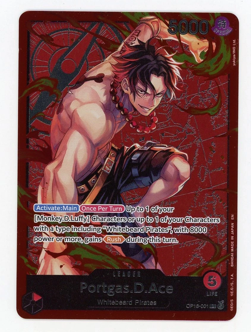 25+ Portgas.D.Ace OP16-001 The Time of Battle for sale | Updated