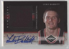 2010 Limited Freshman Jumbo Materials Signatures 60/99 Luke Babbitt #16 Auto 0af
