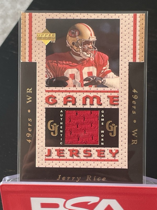 1996 UPPER DECK GAME JERSEY JERRY RICE 49ERS #GJ2