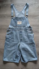 CLEARANCE -Hollywood Vintage Denim Overalls Shorts Shortall Size Large Men Women