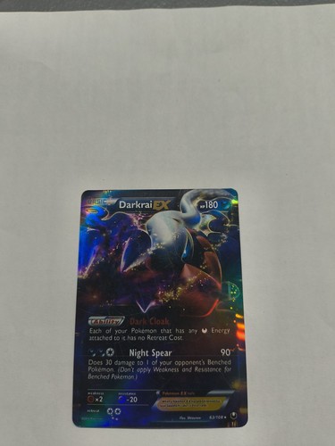 Darkrai EX 63/108 Dark Explorers 2012 Holo Rare Pokemon TCG Card