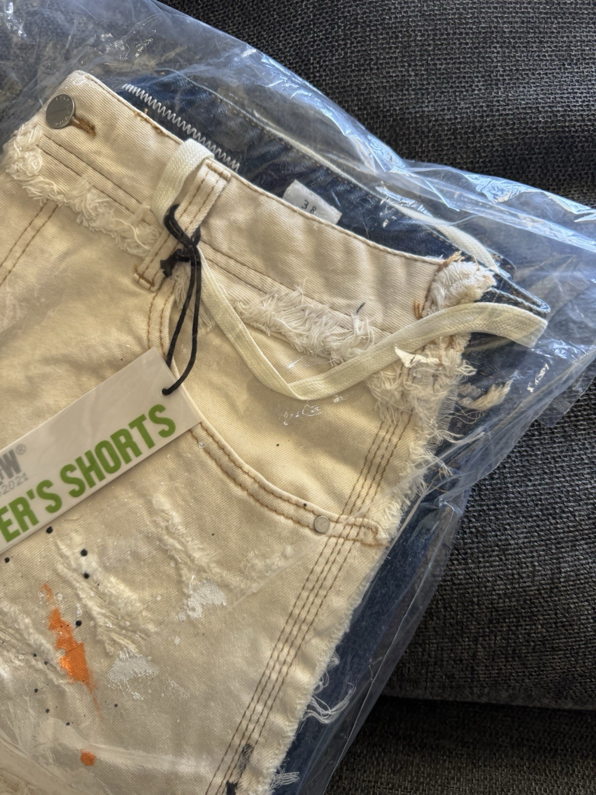 pantaloncino jeans uomo prima fila taglia 38 nuovo con etichette