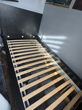 IKEA Malm Single Bed Frame Black (optional Mattress)