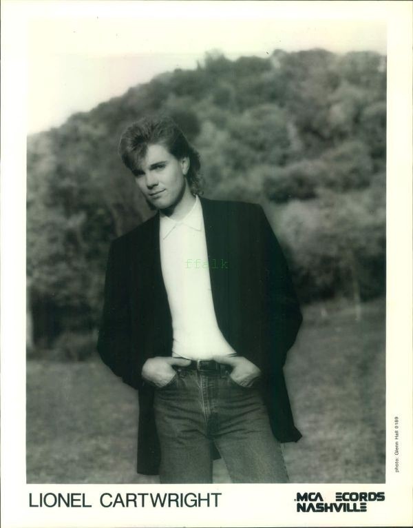 Press Photo: LIONEL CARTWRIGHT 8x10 B&W 1989