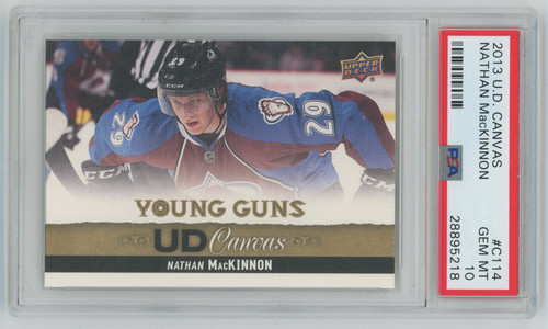 Nathan MacKinnon #C114 2013 Upper Deck Canvas card
