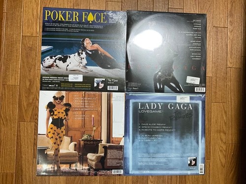 LADY GAGA The Fame Monster Poker Face Paparazzi Lovegame Vinyl Record Lot of 5 - Imagen 9 de 15