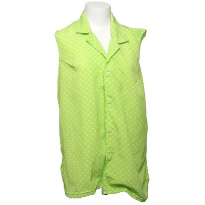 S.T.I, Bluse, Größe: 50, Grün/Weiß, Polyester, Gepunktet, Damen #FNt
