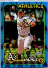 2024 Topps Chrome Update #USC183 Brett Harris Blue RayWave Refractors #/150