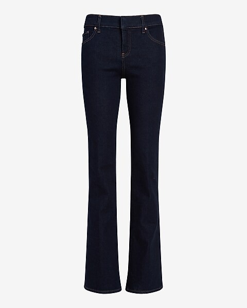 EUC Express Editor Boot Women 12R Dark Wash Low Rise Jeans Conscious Edit