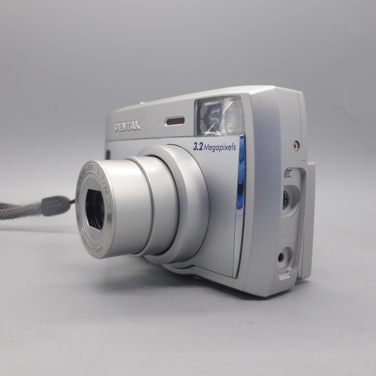 Pentax Digital Camera Optio 33L 3.2MP Silver Flip Screen Tested | eBay