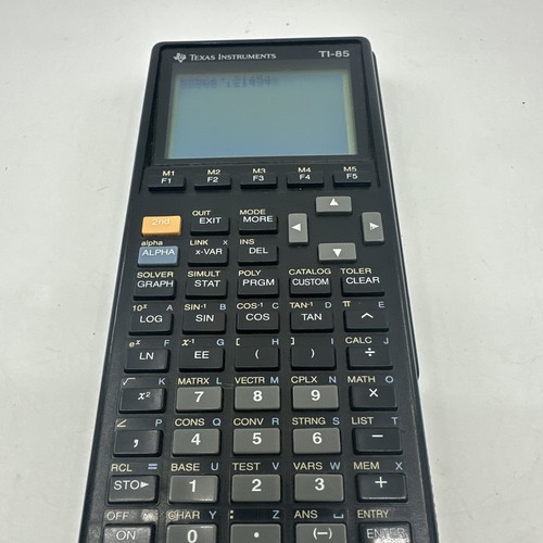 Texas Instruments TI-85 calcolatrice grafica usata testata funziona con cover - Foto 2 di 5