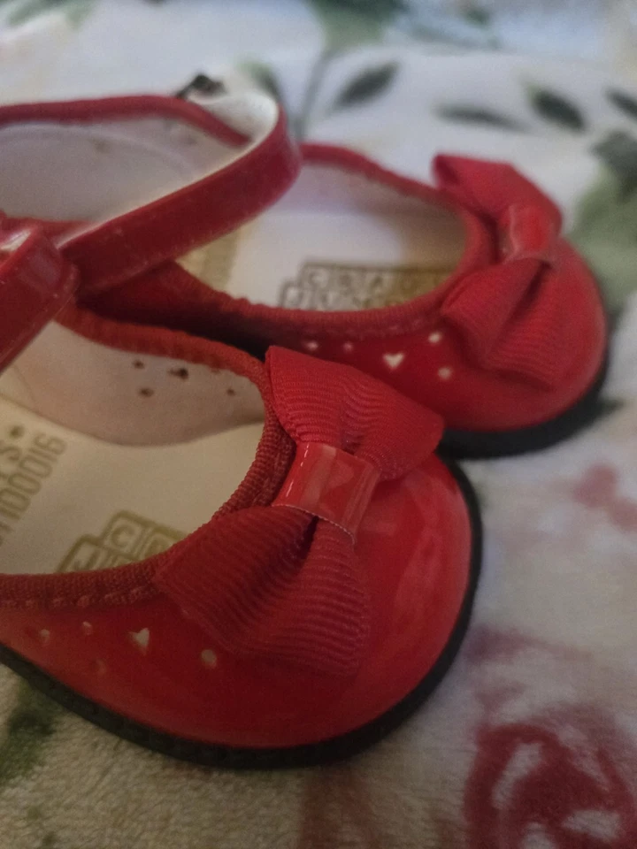 Zapatos de bebé rojos Baby Jane suéteres de cuna Foto 4 de 4