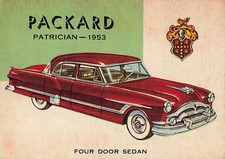 Packard 1954 Topps World On Wheels 97