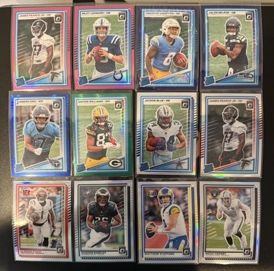 30% off! 2025 Donruss Optic Football - ALL Prizm Parallels & Inserts - You Pick