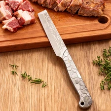 13" Forged Stainless Steel Meat Cleaver, Chef's Knife, Chopper for Kitchen