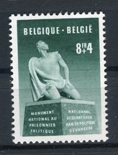 BELGIUM; 1951 early Monument Charity issue MINT MNH Unmounted 8Fr. value
