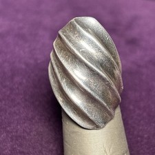 Vintage Sterling Silver TAXCO TV-47 Statement Ring 925 Size 6.25