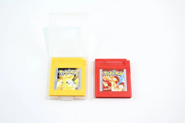 Pokémon Yellow And Pokémon Red Loose 