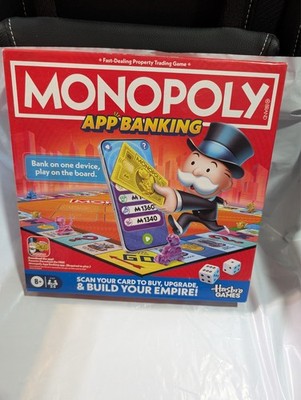 Hasbro Games Monopoly App Banking Edition Ages 8+ 2-6 Players - New & Sealed