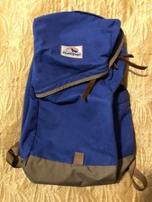 Macpac Koru Backpack Blue Canvas Daypack Rucksack Hiking Laptop Bag Heritage