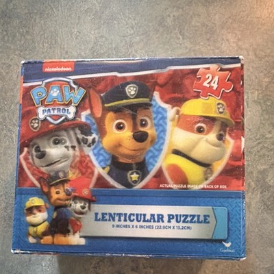 Cardinal PAW Patrol Lenticular Puzzle 24 Piece Cartoon Jigsaw Multicolor