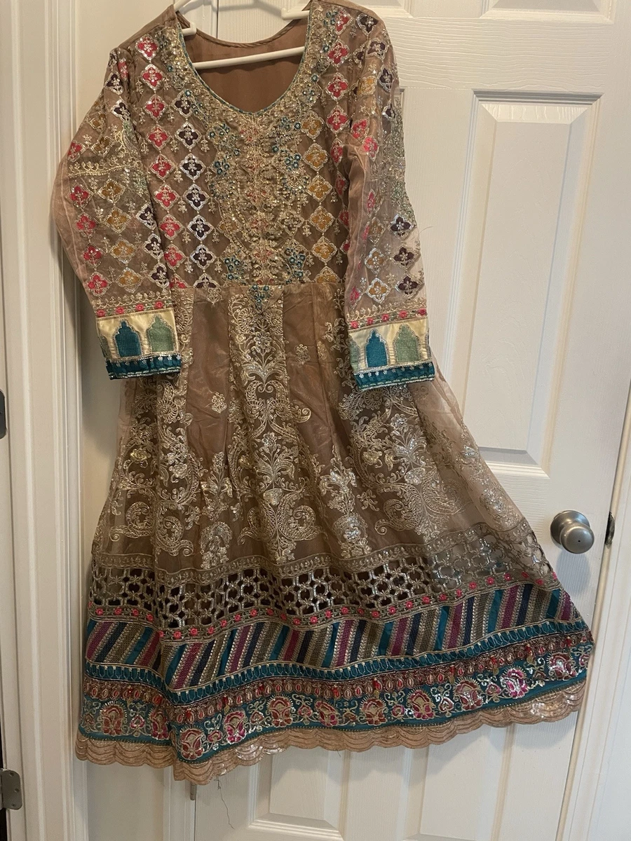 Size L Net Pakistani Salwar Kameez for sale | eBay