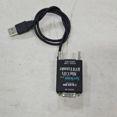 Black Box ServSwitch Mini CATx KVM Extender ACU7025A-L USB to VGA RJ45 1:1