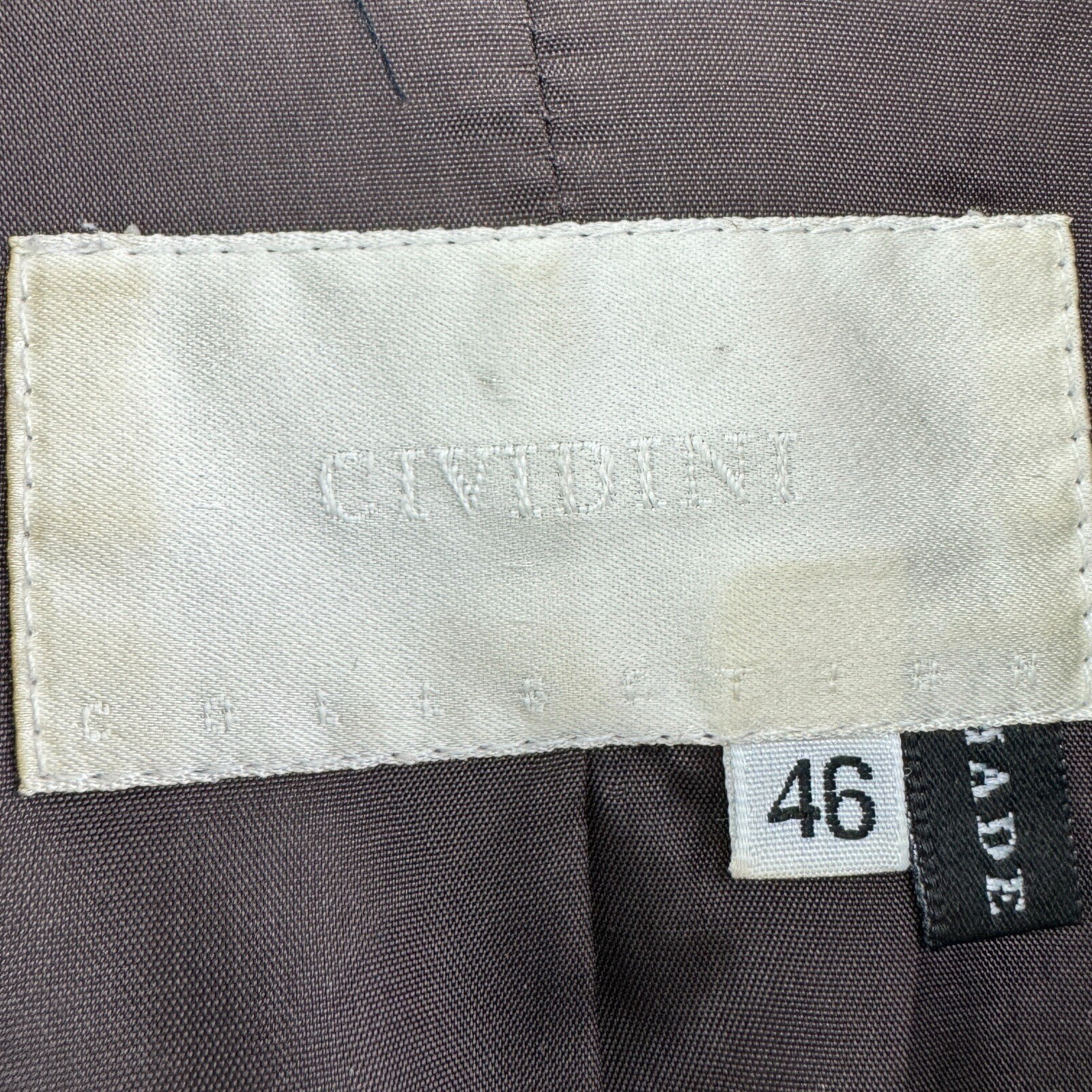Cividini Brown Wool 3 Button Ventless Blazer Wome… - image 4