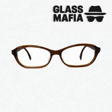 Hakusan Optical Shop Men's Bk Bk Bk Brown Bk Pattern Glasses Frame Model