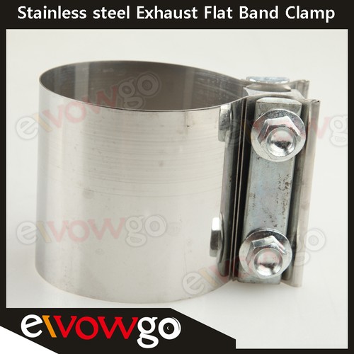 2.5 " Stainless Steel Exhaust Flat Band Clamp /Clamps eBay