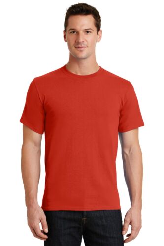 Port & Company PC61 Mens Short Sleeve Essential Crew Neck Stylish T-Shirt - Picture 21 of 53
