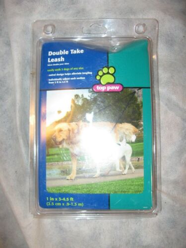 top paw Double Take Leash 1 in X 3 - 4.5 ft. Black - Picture 1 of 2