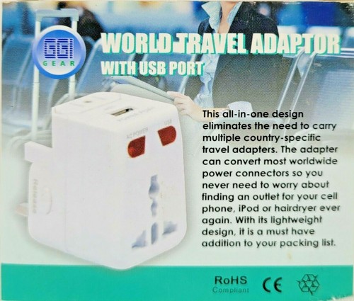 GGI World Travel Adaptor World Wide Charger