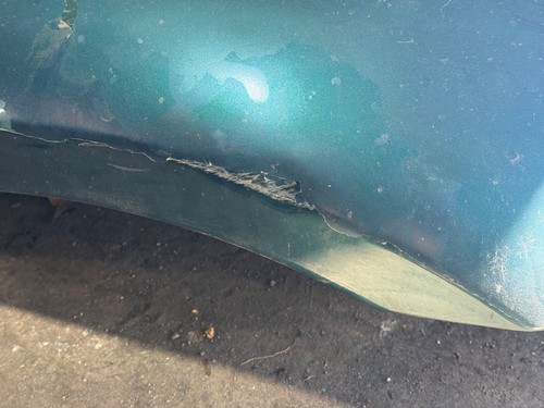 1996-2002 BMW E36 Z3 FRONT ENGINE HOOD BONNET PANEL COVER BOSTON GREEN *Dented - Picture 3 of 11