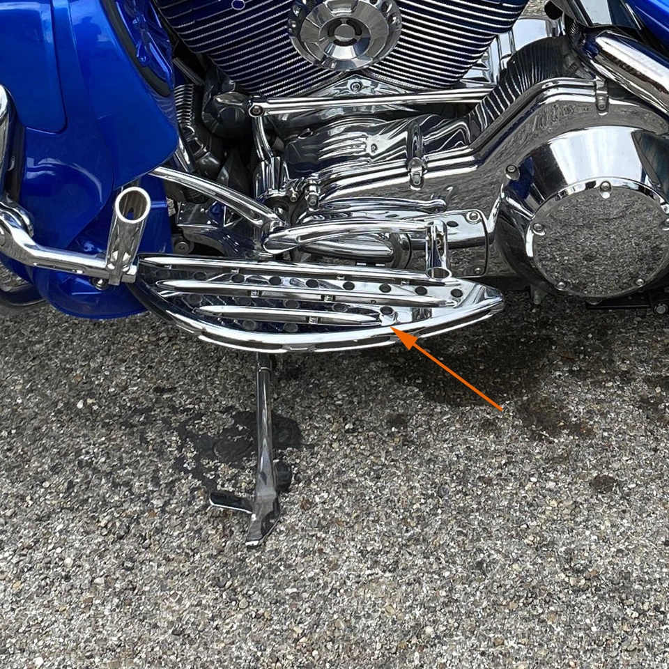 For Harley Floorboards shifter pegs foot boards touring Road Street glide 14 up - Imagem 3 de 4