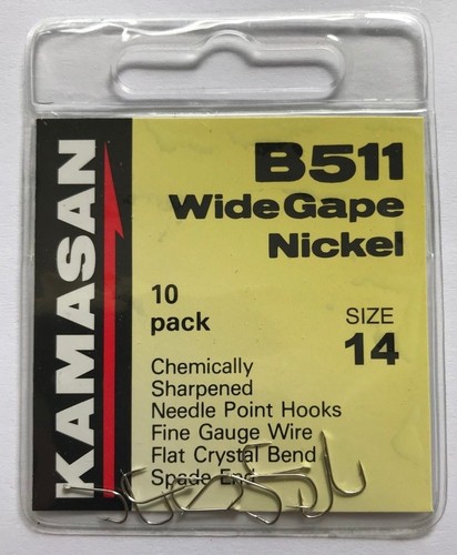 KAMASAN HOOKS - B510, 511, 512, 520, 530, 560, 610, 611, 620, 640, 651, 711, 920 - Picture 3 of 12