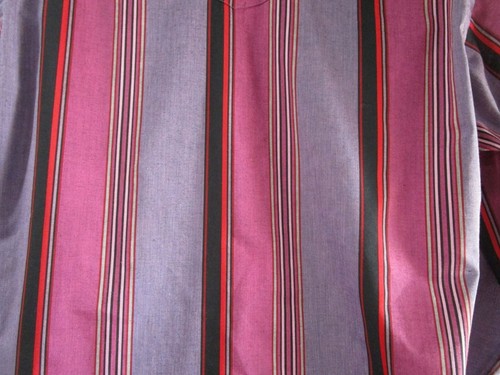 Wrangler Purple Stripe Mens Cowboy Cut Western Shirt 16-33 Black Snap GUC - Picture 14 of 14