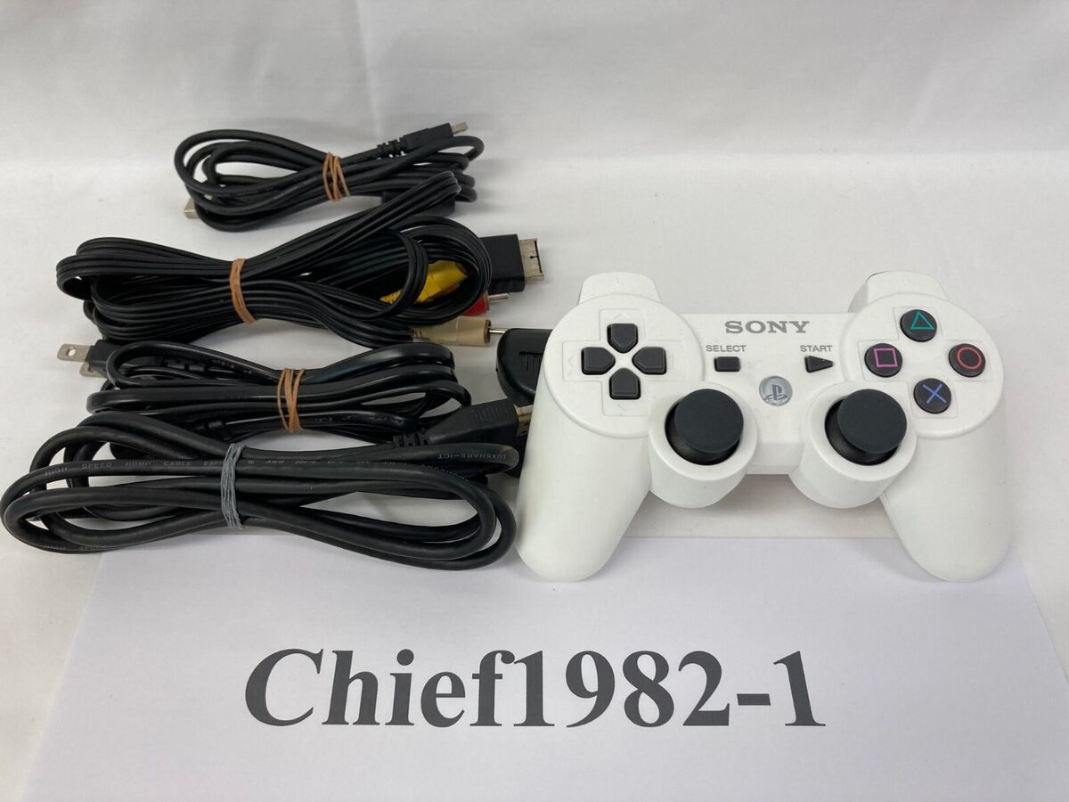 Sony PlayStation 3 PS3 160GB CECH-2500A White Game Console Full Set Japanese F/S