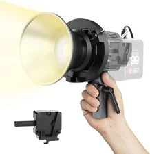 Colbor CL60 65W COB Continuous Light 2700K-6500K Video  LED Light + VM2 Adapter