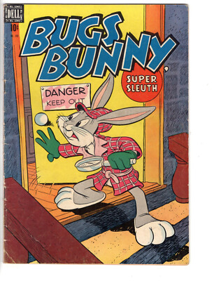 FOUR COLOR #200 (1948) - GRADE 5.5 - DELL BUGS BUNNY'S SUPER SLEUTH HEIMDAHL!